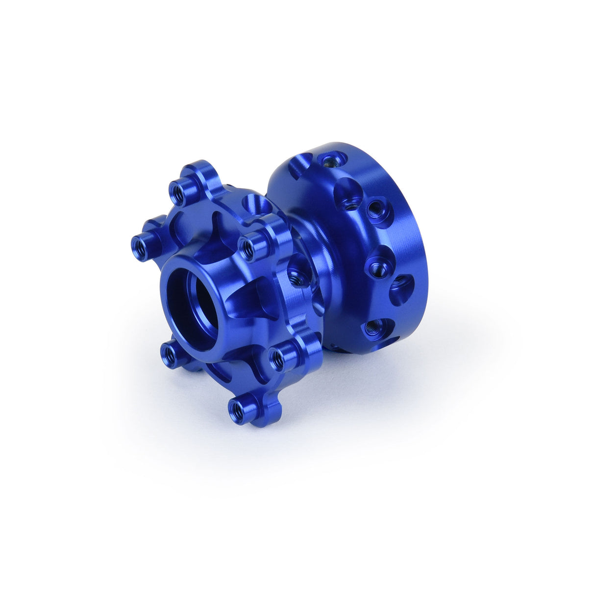 Pro-Spec Aluminum Front Hub Blue: Promoto-SM