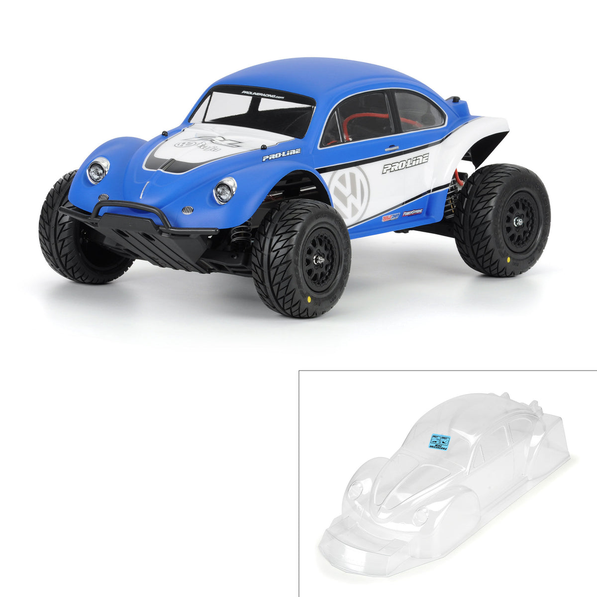 Volkswagen Full Fender Baja Bug Clear Body :Slash