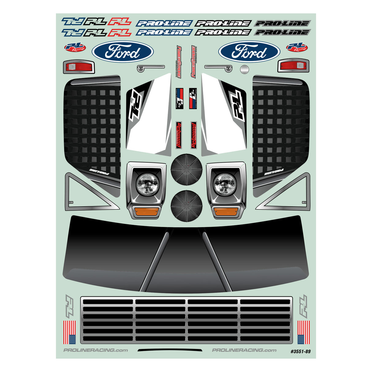 Pre-Cut 1967 Ford F-100 Clear Body for SC