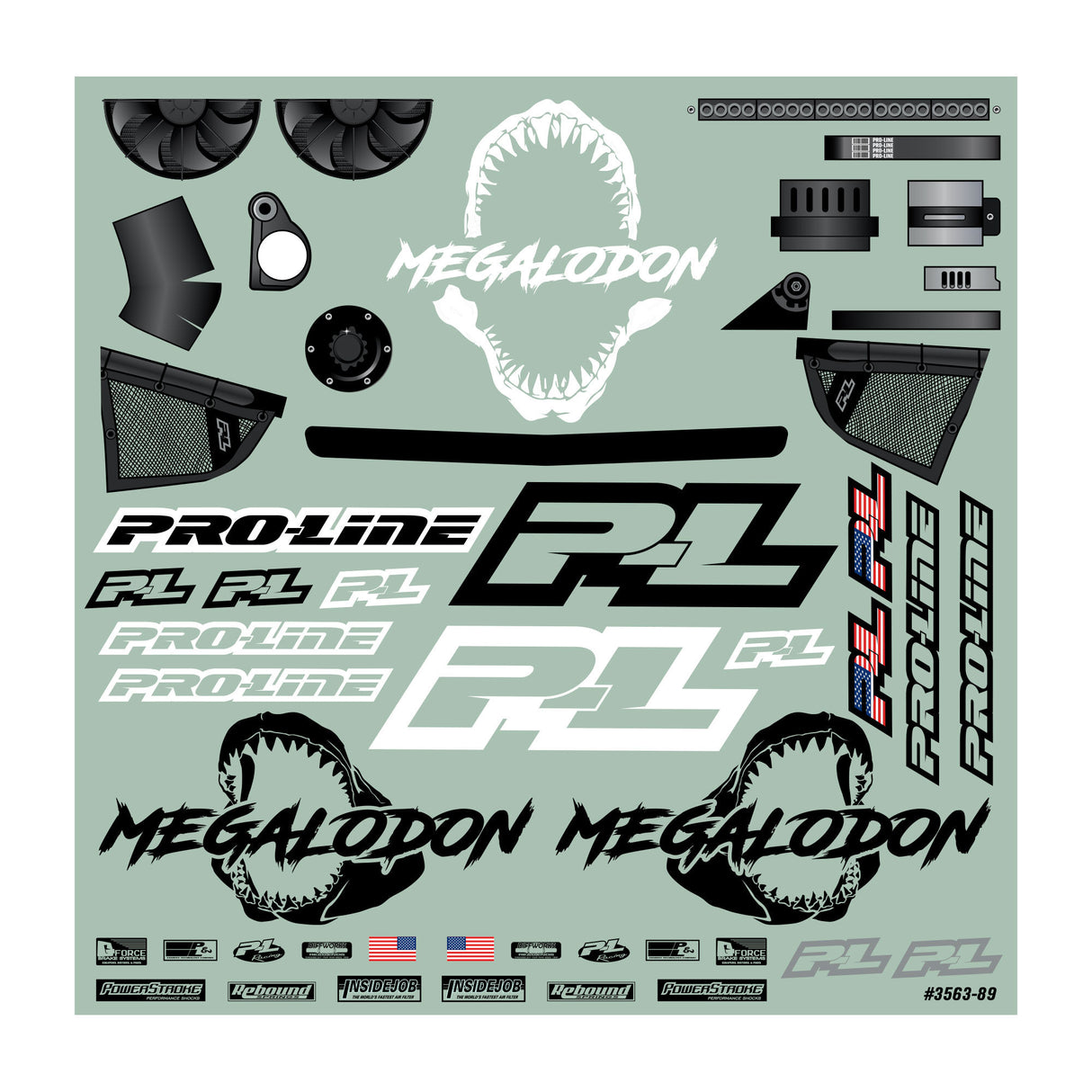 Megalodon Desert Buggy Clear Body Slash 2wd/4x4