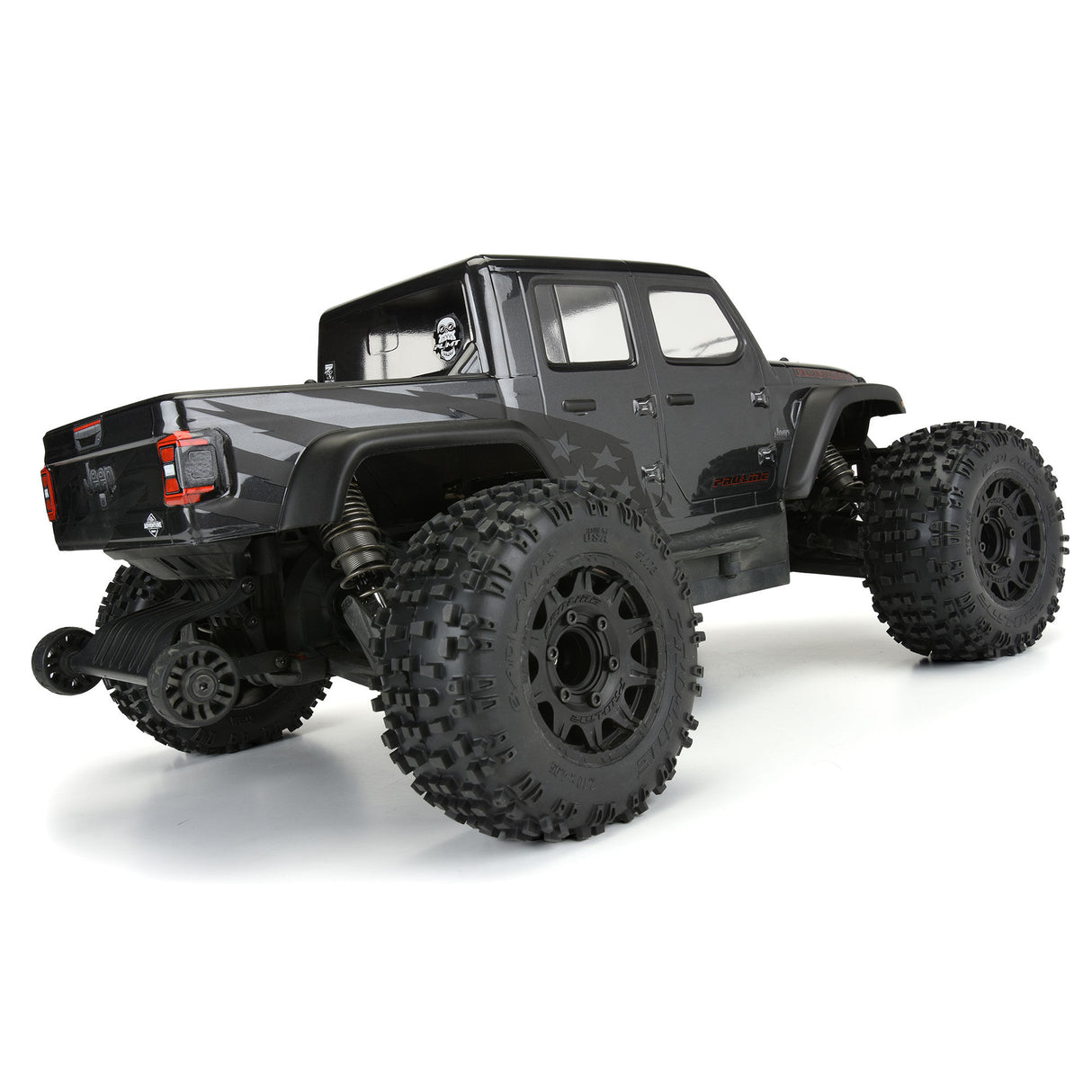 1/10 Jeep Gladiator Rubicon Clear Body: Granite