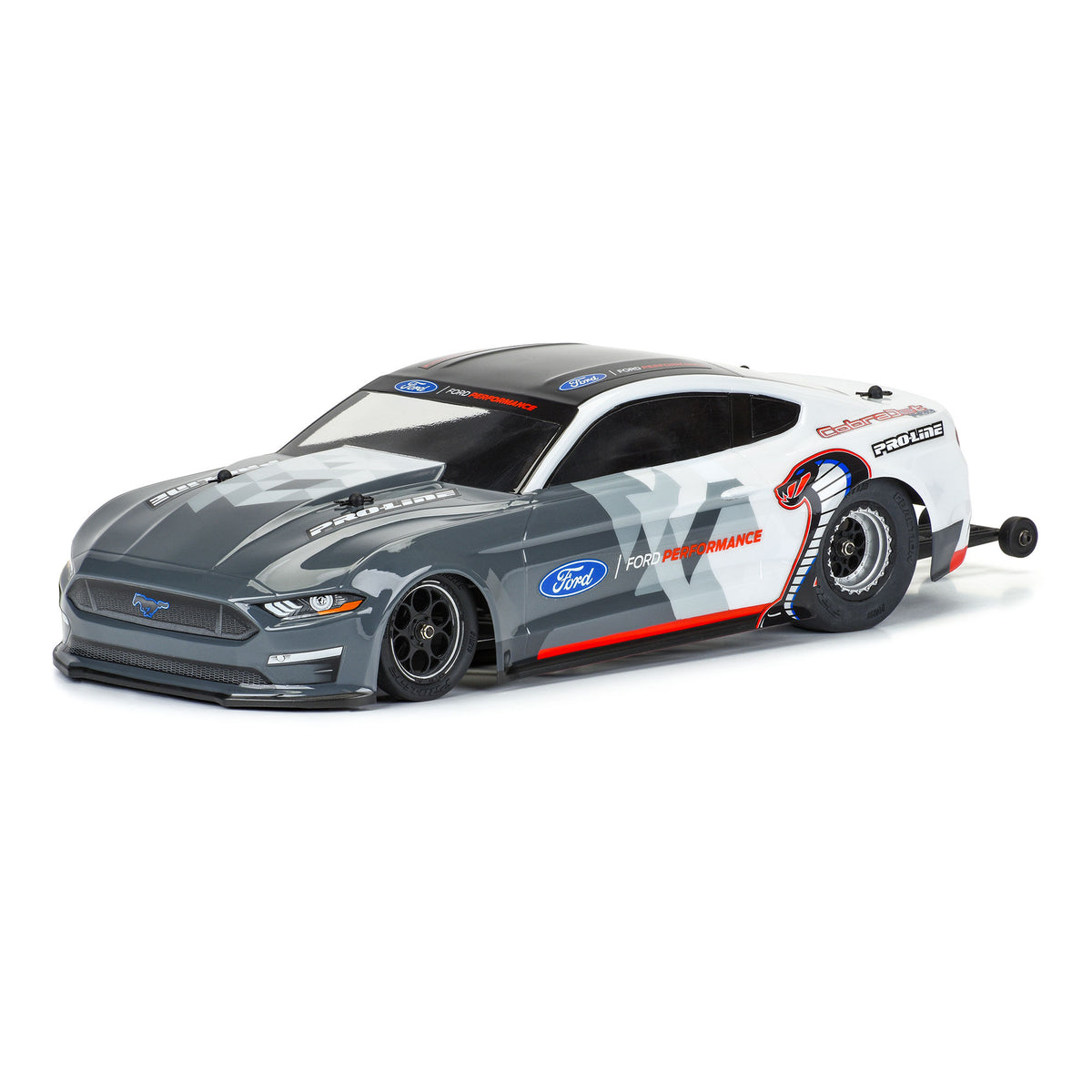 1/16 '21 Mustang Cobra Jet Clr Bdy: Losi Mini Drag