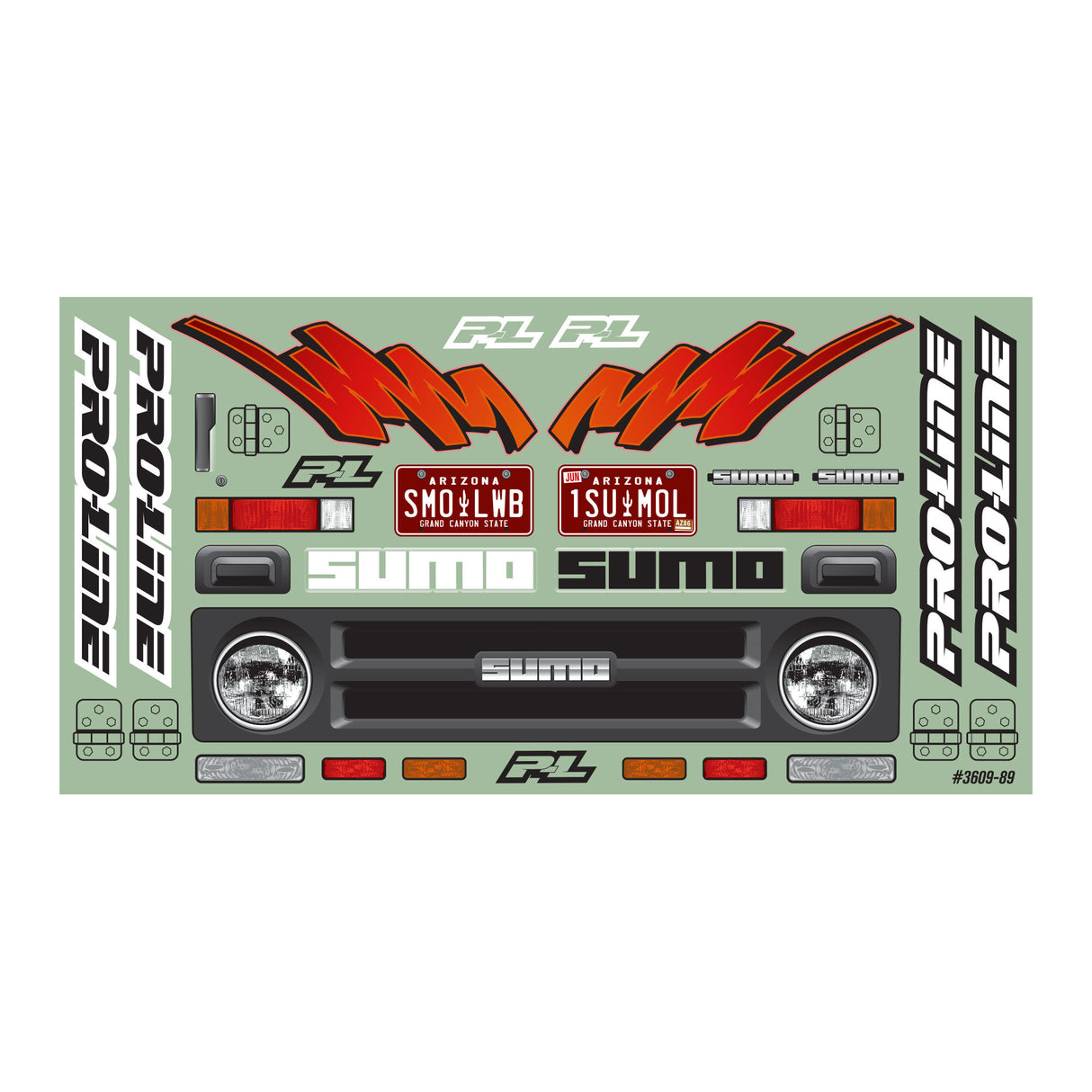 1/10 Sumo L Clear Body 12.3 Wheelbase Crawlers