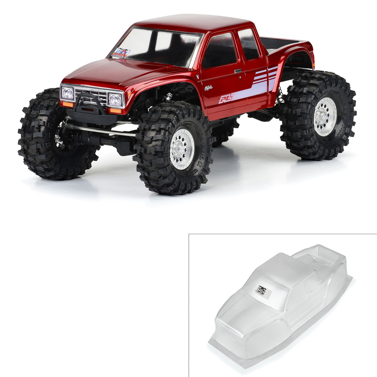 1/10 Coyote HP Clr Body 12.3 Wheelbase Crawlers