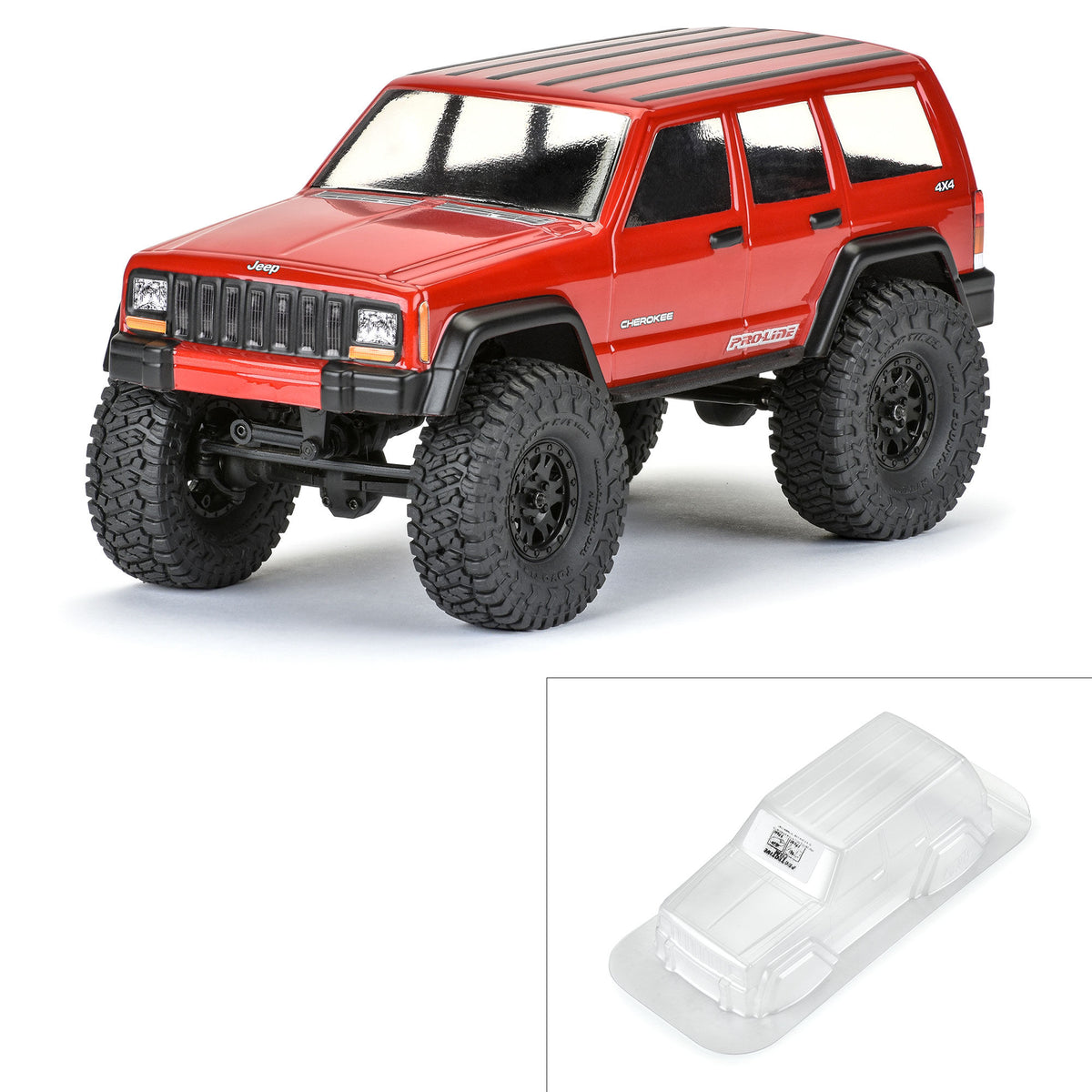2001 Jeep Cherokee Clear Body for SCX24