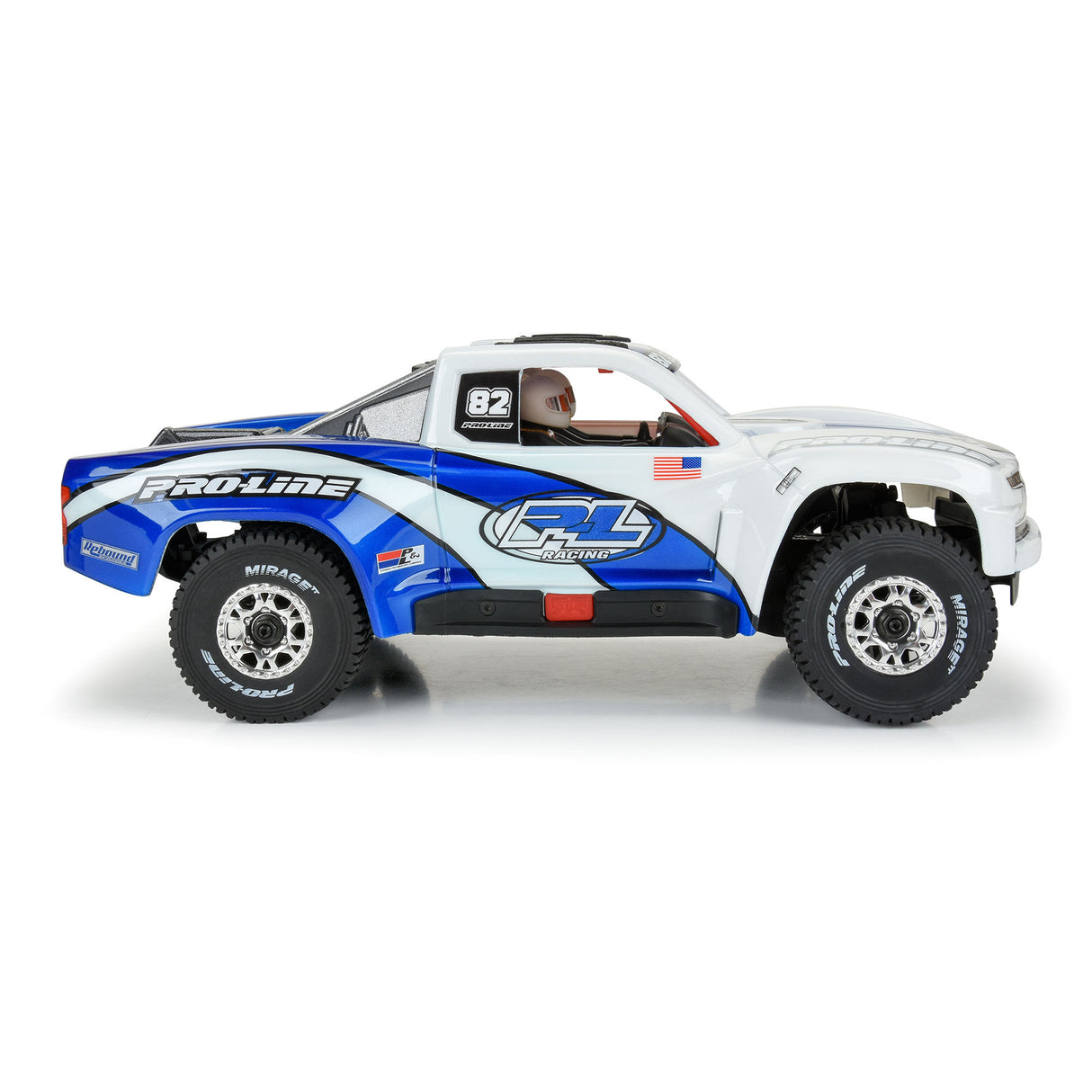 Pre-Cut 2019 Chevy Silverado Trophy Truck Clear Body for Arrma Mojave Grom