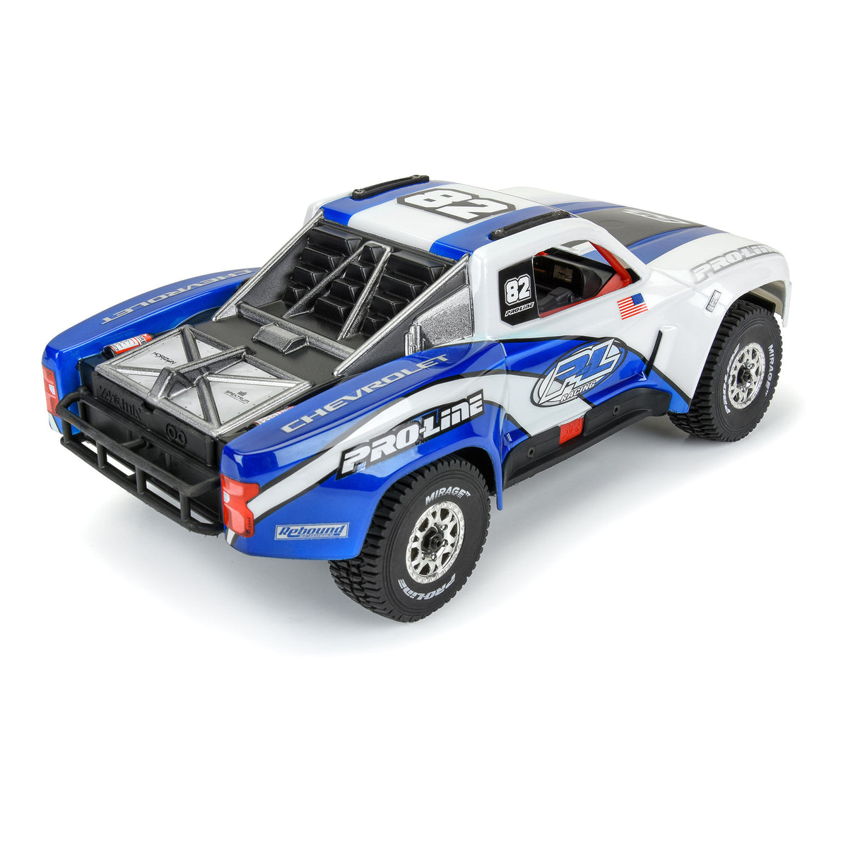 Pre-Cut 2019 Chevy Silverado Trophy Truck Clear Body for Arrma Mojave Grom