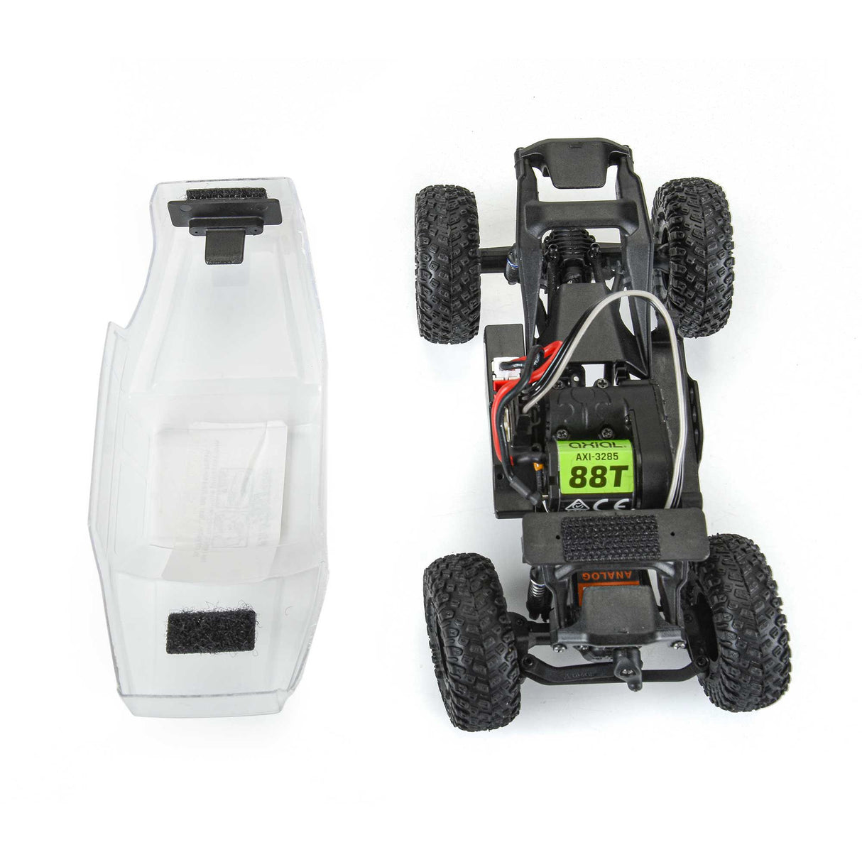 Pre-Cut Coyote High Performance Clear Body for Axial SCX30