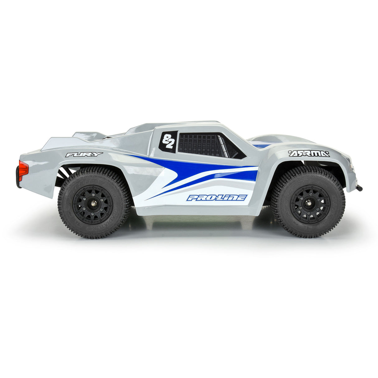 Pre-Cut Sector Tough-Color Gray Body for ARRMA Fury