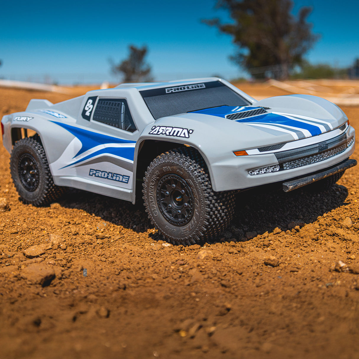 Pre-Cut Sector Tough-Color Gray Body for ARRMA Fury