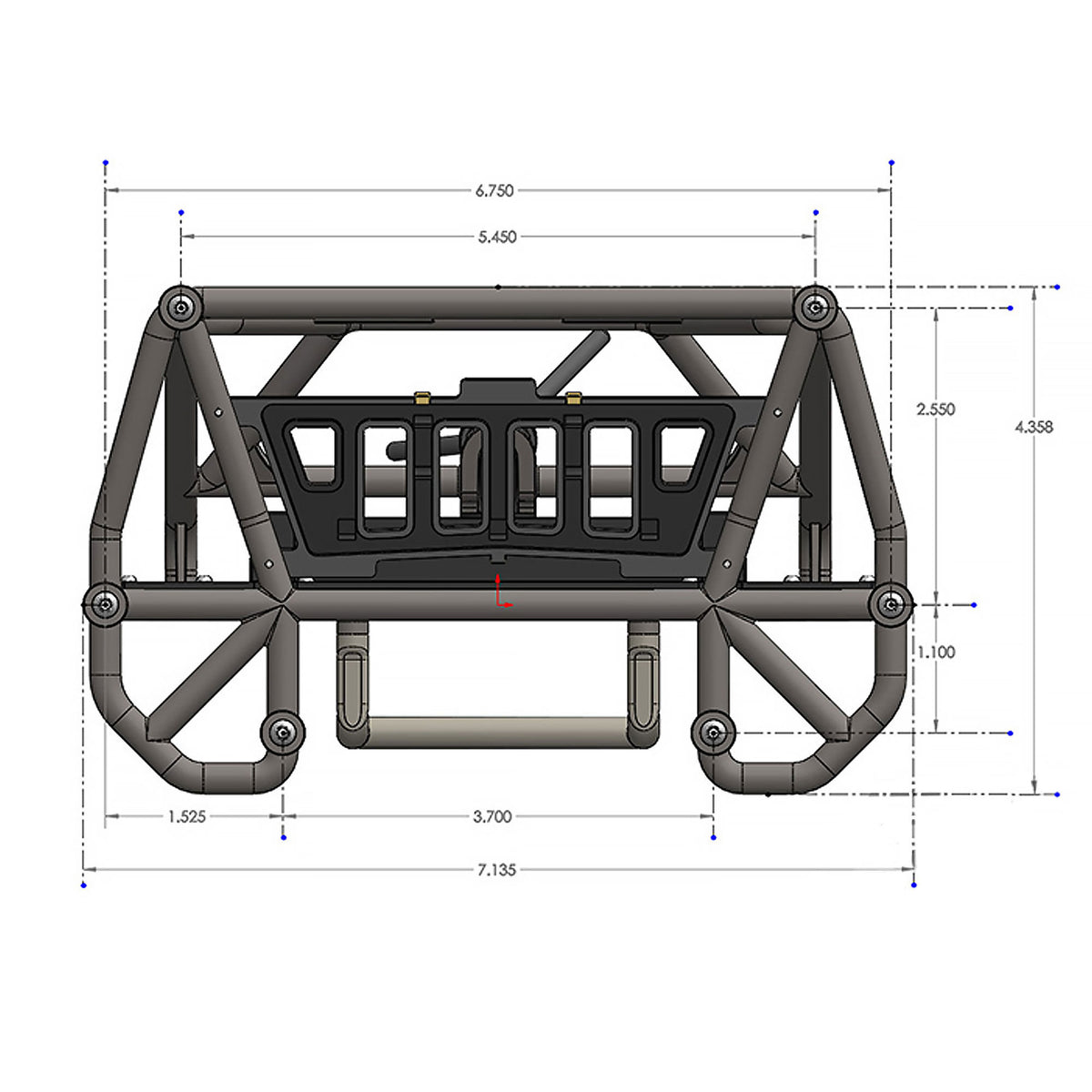 Back-Half Cage : PL Cab Only Crawler Bodies