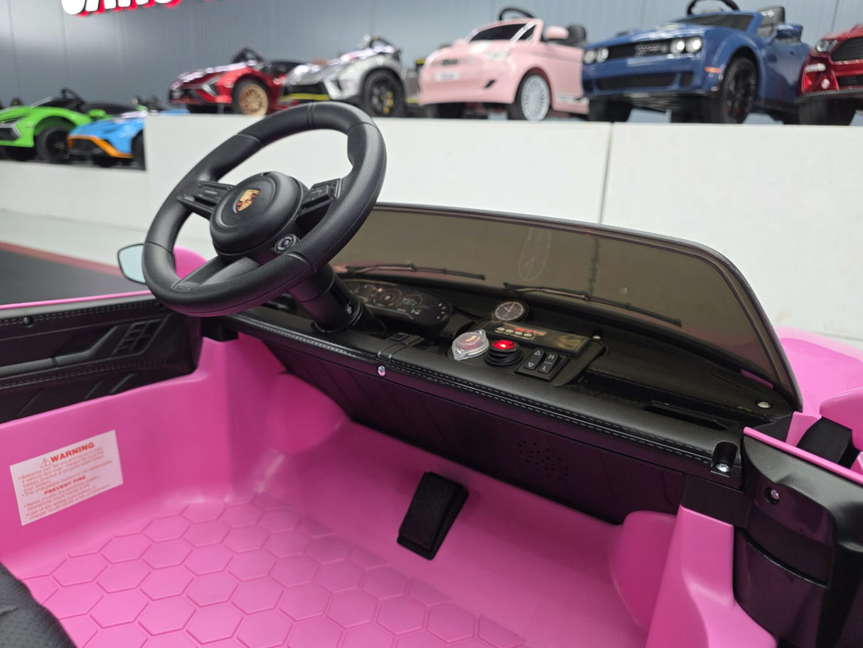 Børnebil Porsche Taycan 2-personers 24 volt