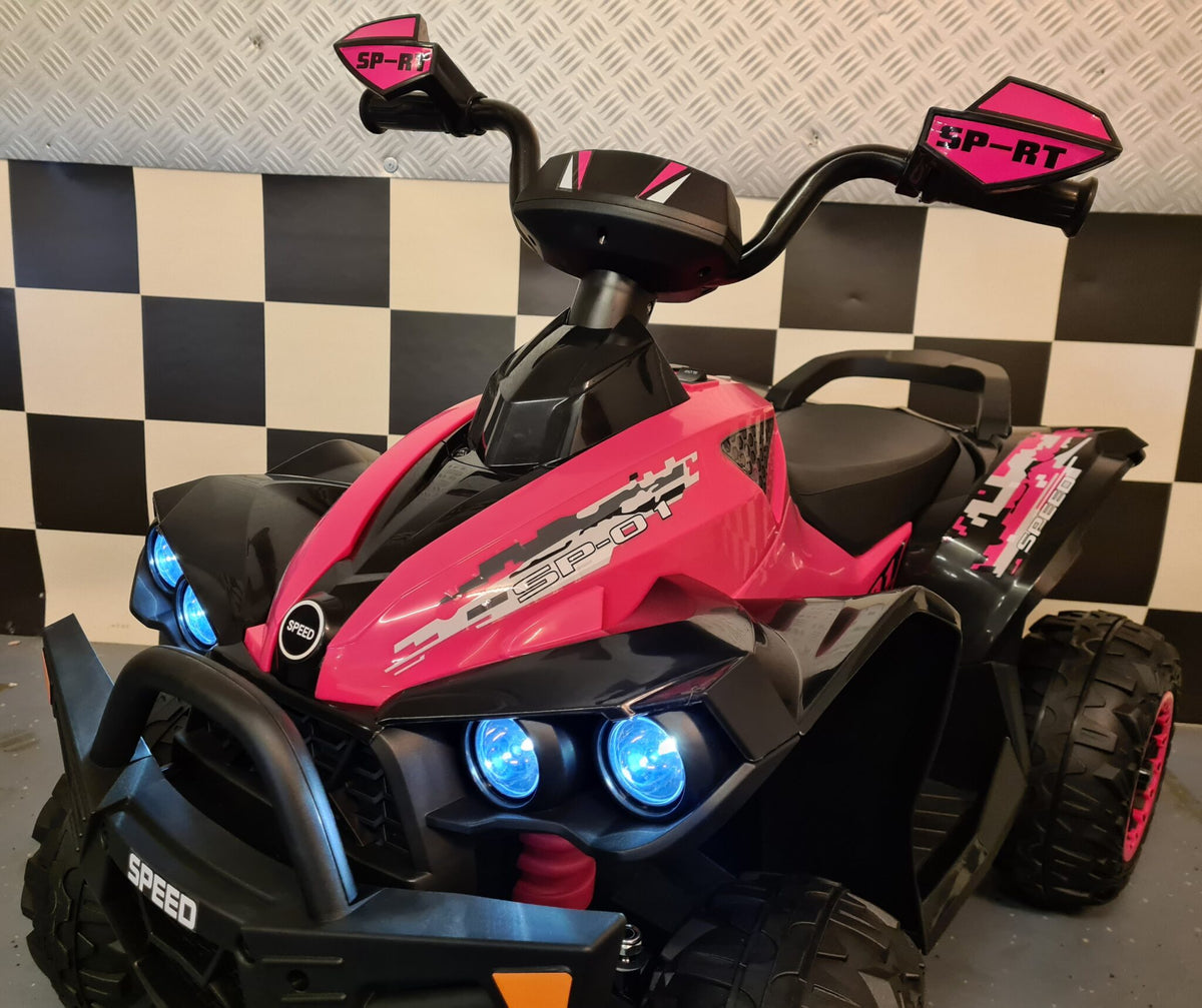 Phyton 12V børnequad – 1 person, pink