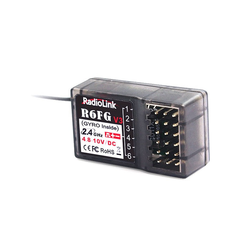 R6FG 2.4Ghz 6Ch gyro integrated Receiver for RC4GS, RC6GS, T8FB & T8S