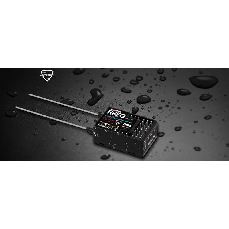 R8FG 2.4Ghz 8Ch gyro integrated Receiver for RC8X, RC4GS, RC6GS, etc