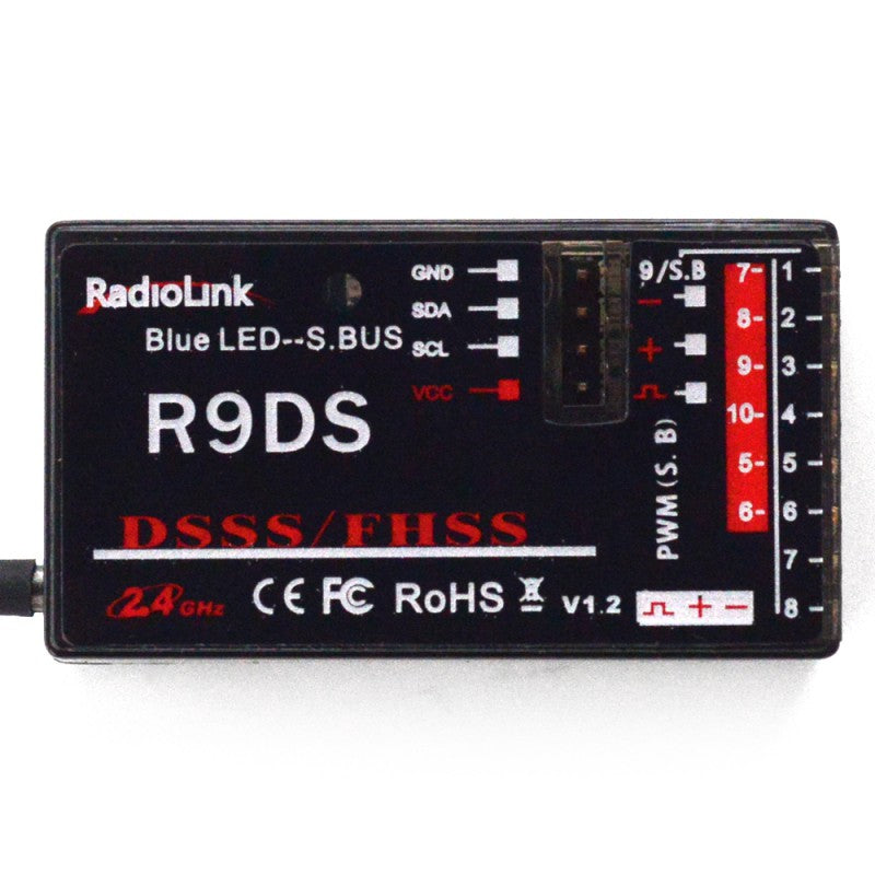 R9DS 2.4Ghz 9-Ch Receiver (DSSS + FHSS)