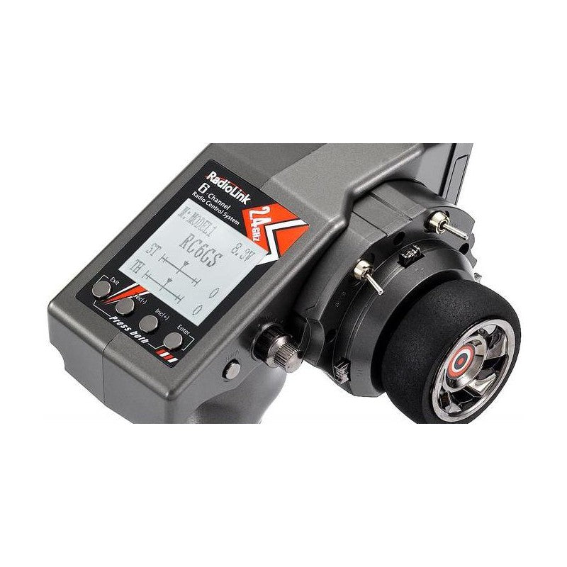 RC6GS V3 7-Channels radio with R7FG gyro integrated Receiver