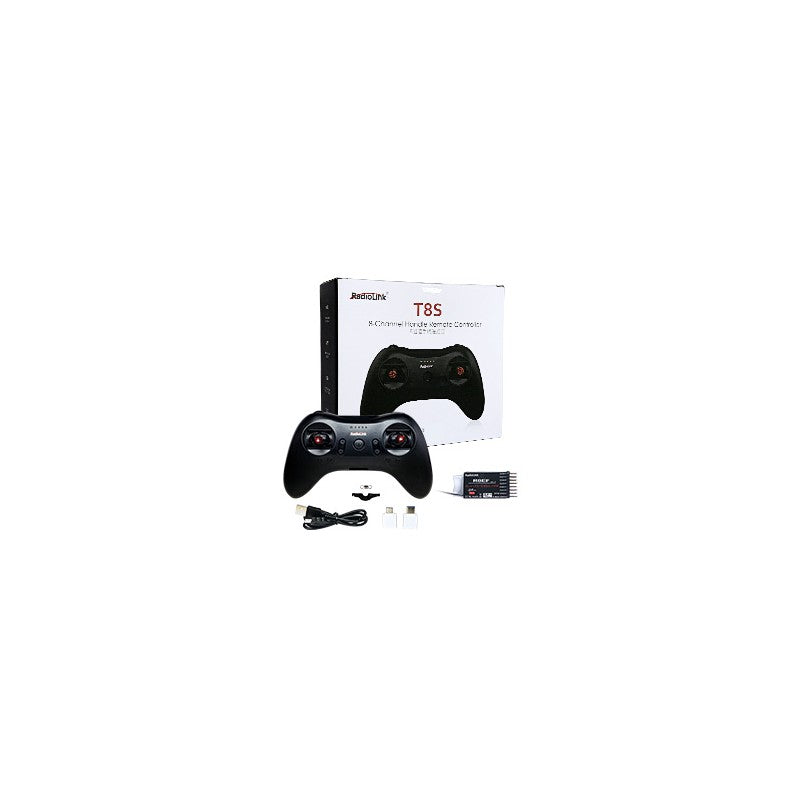 T8S 8-Channels radio with Bluetooth (Mode 2) with R8EF Receiver