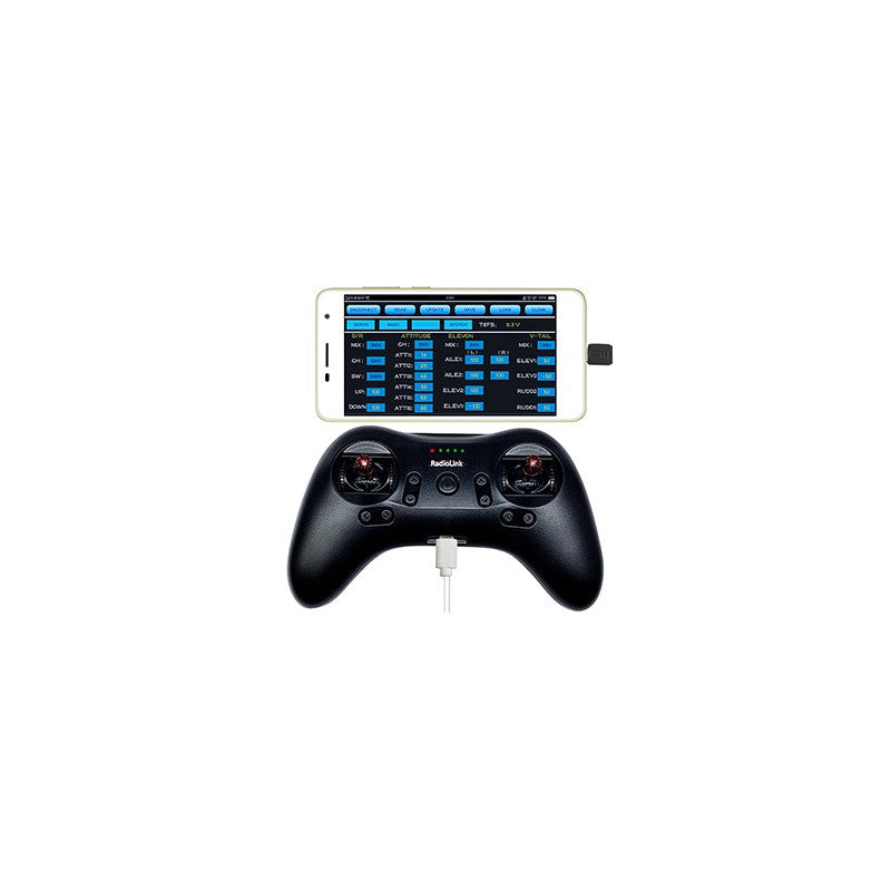 T8S 8-Channels radio with Bluetooth (Mode 2) with R8EF Receiver