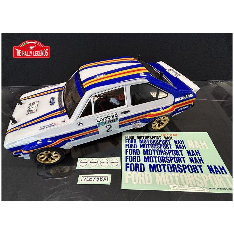 Ford Escort RS 2.0 Rally 1981 1/10 RC car RTR Kit