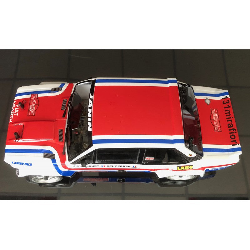Fiat 131 Abarth WRC transparent body with Fiat France stickers