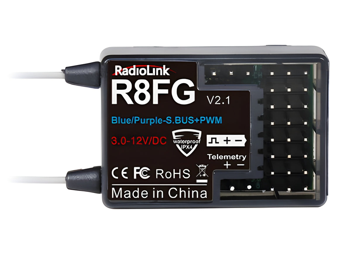 Receiver R8FG 8-channels with Voltage cable