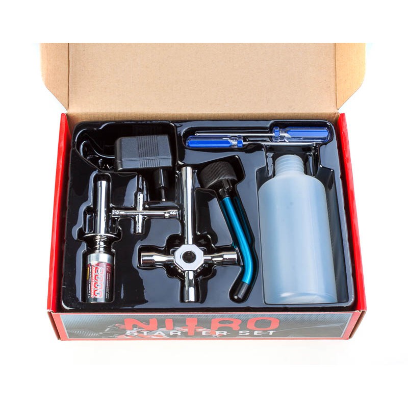 Nitro Starterkit (Glow Starter 2000mAh, Fuel Bottle, Tools)