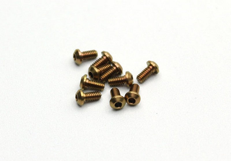 Reflex Racing RX28A-74 - Titanium M2x4 BH Screws (10pcs)