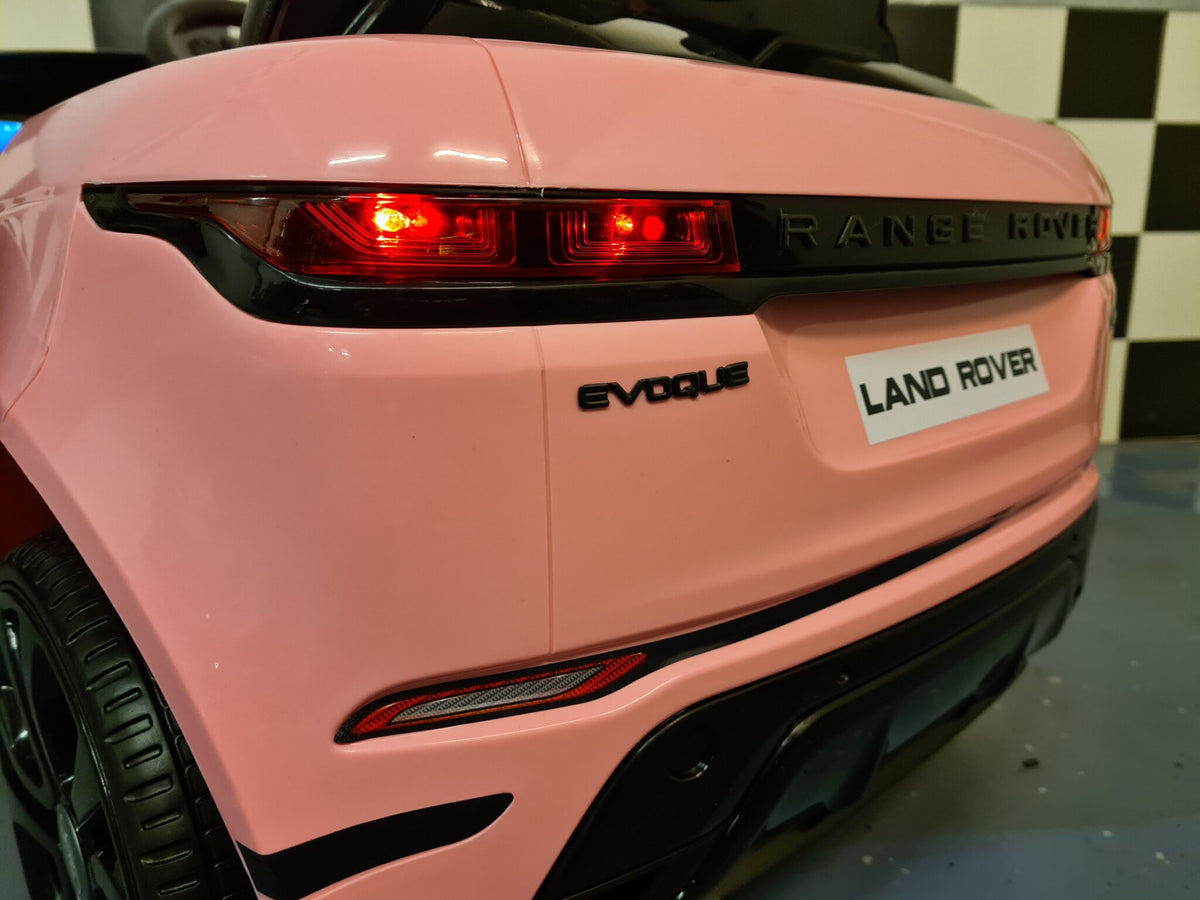 Range Rover Evoque 4x4 12V elbil för barn – 1 person, rosa