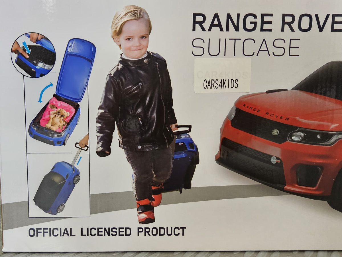 Range Rover resväska och gåbil i ett