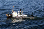 Saito Hercules Tug Boat 90cm w/ Steam Engine#
