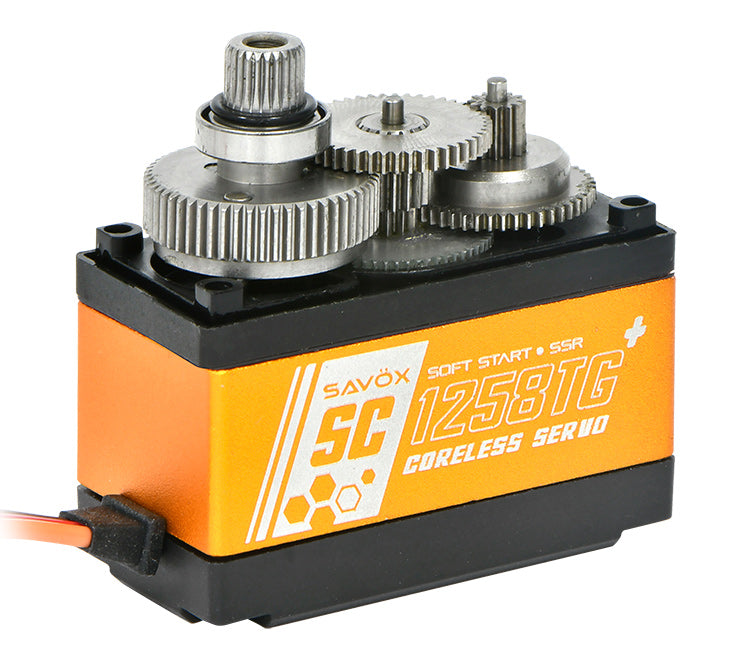 SC-1258TG Plus Servo 12Kg 0,08s Alu Coreless Titanium Gear