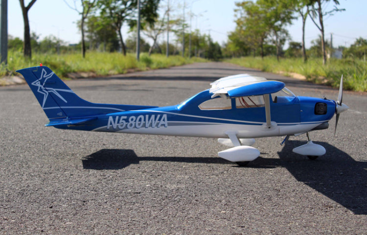 Cessna Turbo Skylane 182 1725mm 46-55 ARF Pearl Blue