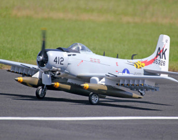 Seagull LH348GREY - Skyraider Grey 35-60cc Gas 2.15m ARF