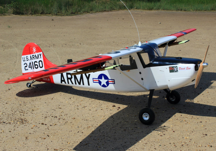 Giant Cessna Bird Dog "DeadEye 70-125cc Gas