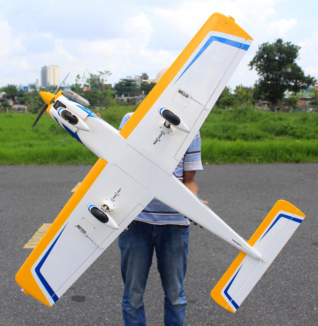Piper Cherokee 153cm 10-15cc Yellow ARF