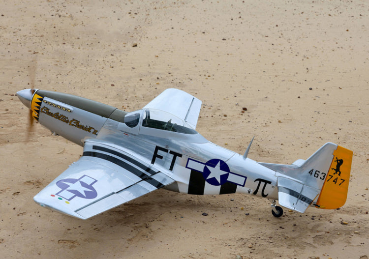 North American P-51D Charolotte´s Chariot II 35cc 180cm Electric Retracts