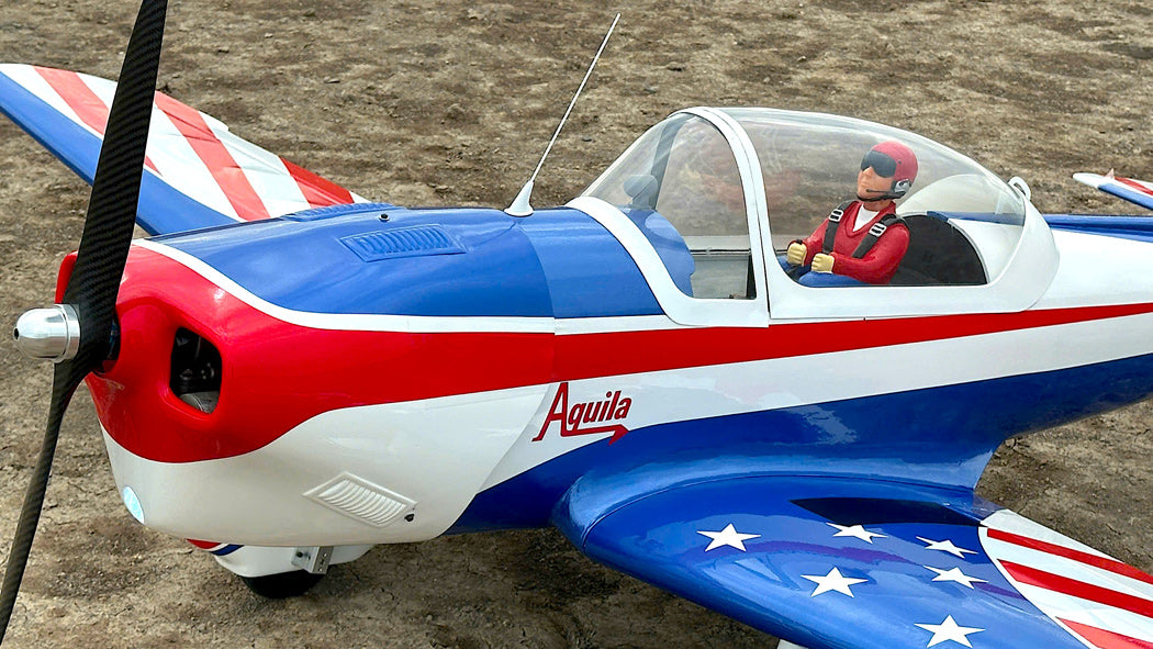 Super Chipmunk Giant 1/4 Scale N1804Q 2514mm 60-76cc ARF