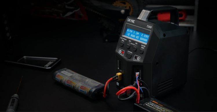 SkyRC T200 Charger 240VAC/12VDC 12A 2x100W