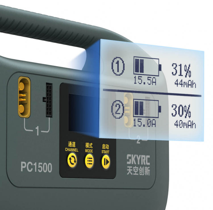 SkyRC PC1500 Laddare LiPo/LiHV 14S 25A 1500W 240VAC