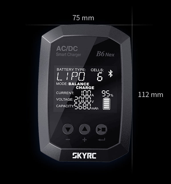 SkyRC B6 Nex Charger LiPo/LiFe/LiHV 1-15S,NiMH 1-6S 50W 240AC*