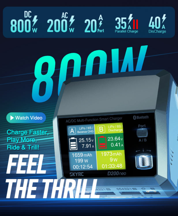 SkyRC D200neo Charger AC/DC 30-35A 1-6S