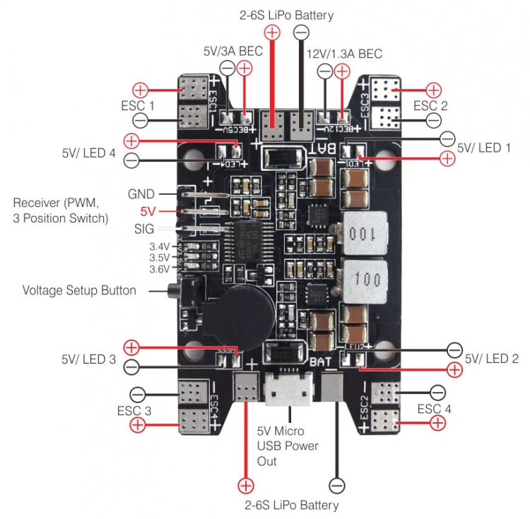 Multi-Function Power Hub SkyRC