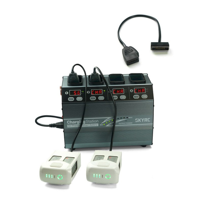 DISC.. 4P3 Charging station AC for Phantom 3/4 smart battery (4x100w)