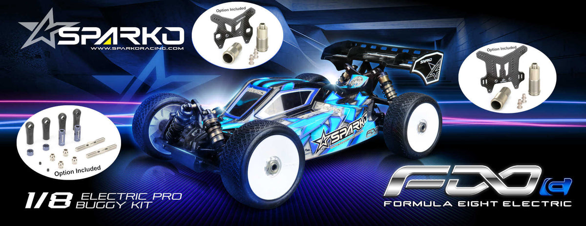 SPARKO SPKF80001EB-25 - Sparko F8 Euro 25 1:8 4WD Electric Buggy
