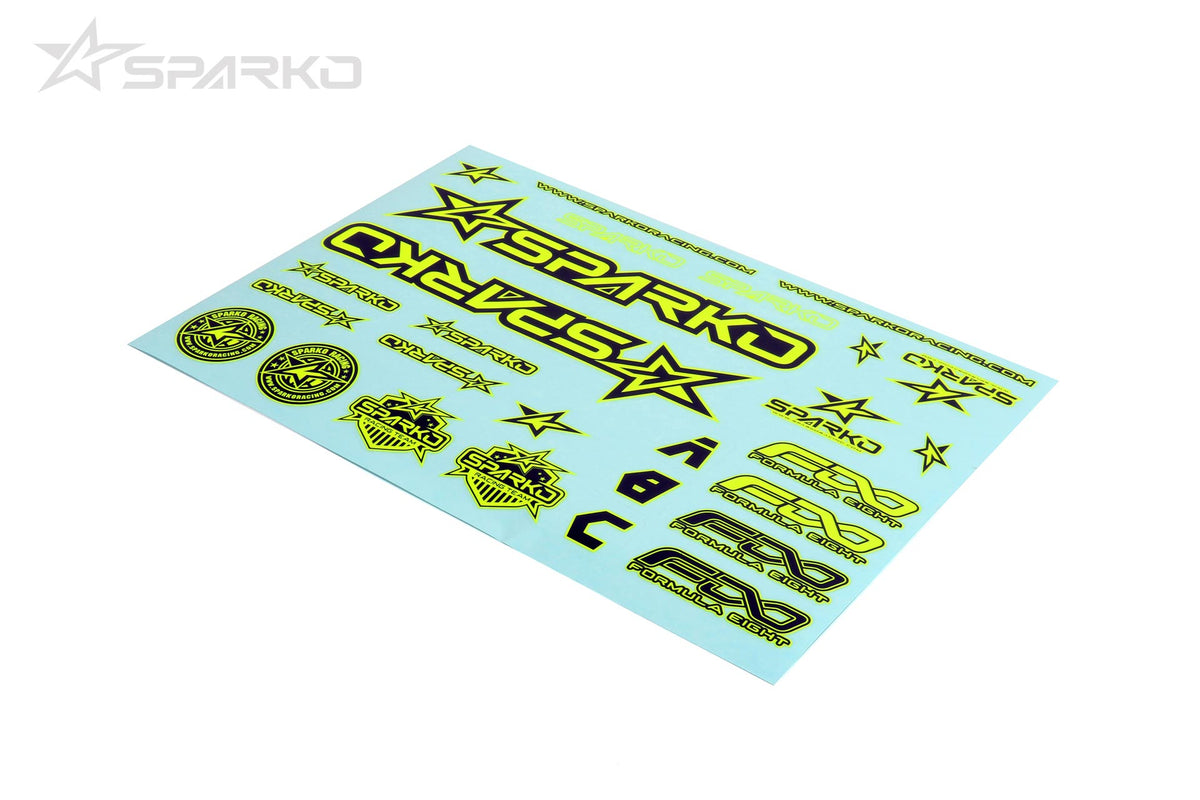 SPARKO SPKF89004-YLOP - Sparko F8 Body Sticker-Yellow for Optional