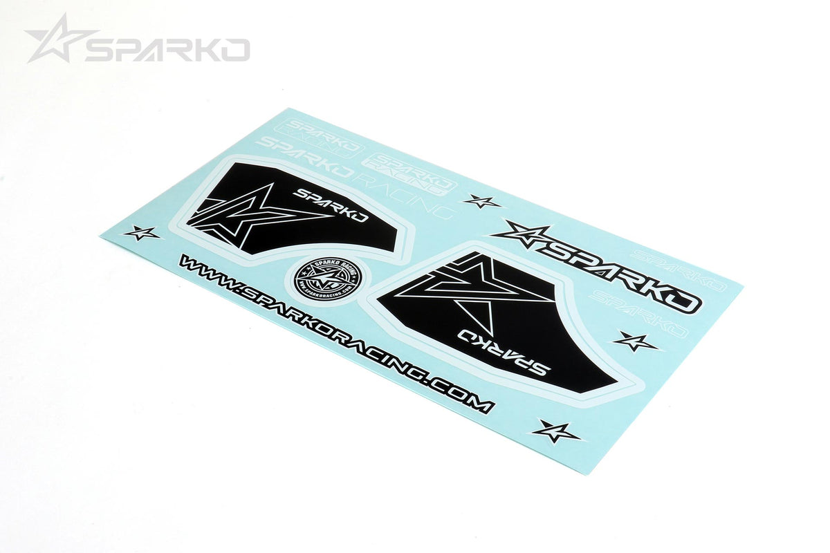 SPARKO SPKF89005-BK - Sparko F8 Wing Sticker-Black and White