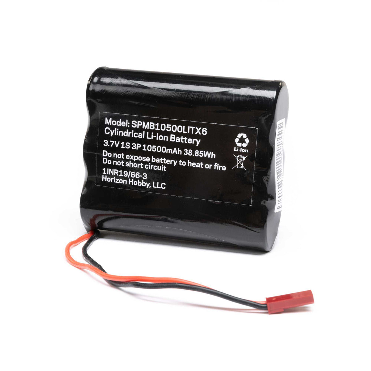 3.7V 1S 10,500 mAh TX Battery: iXSR+