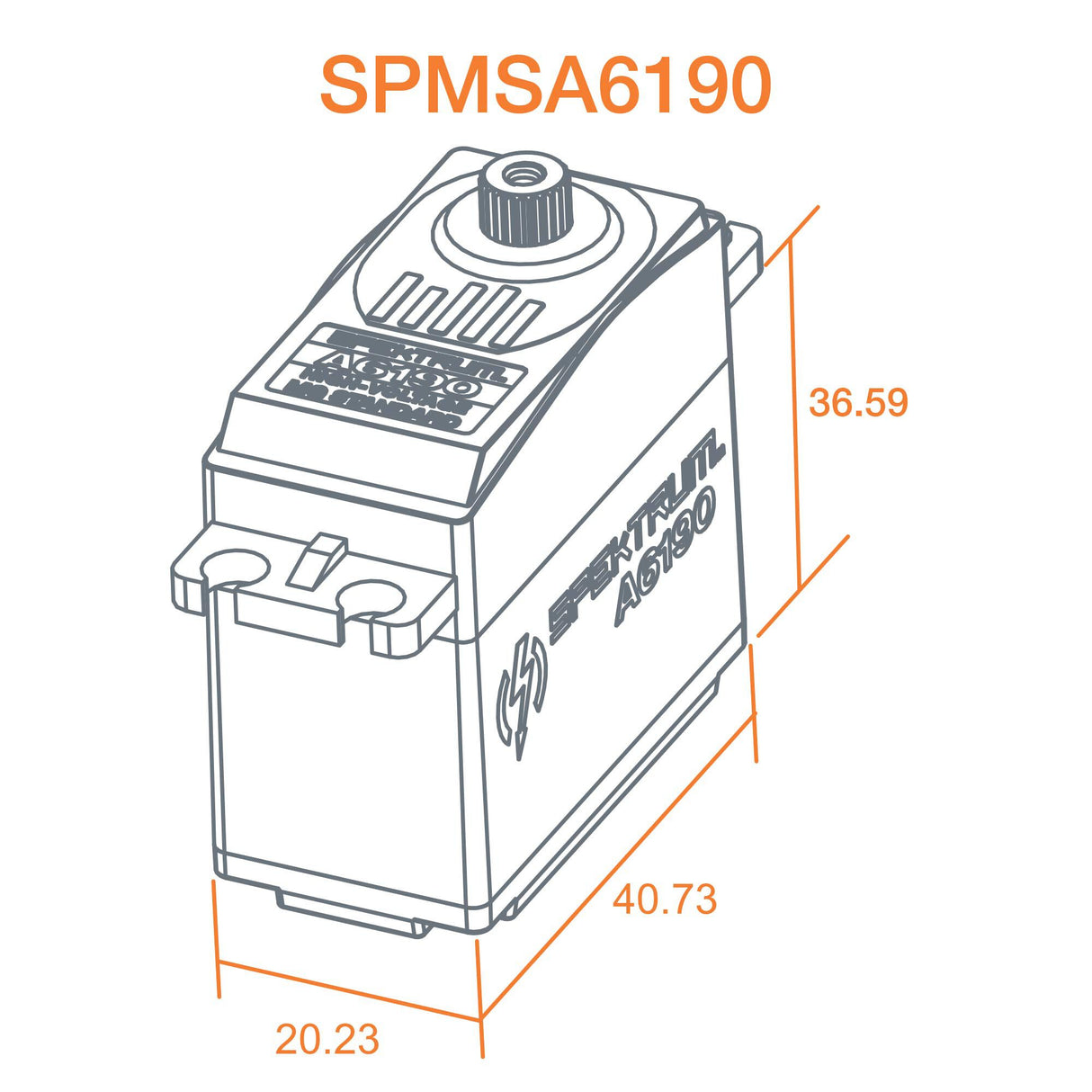 A6190 Standard Metal Gear HV Servo