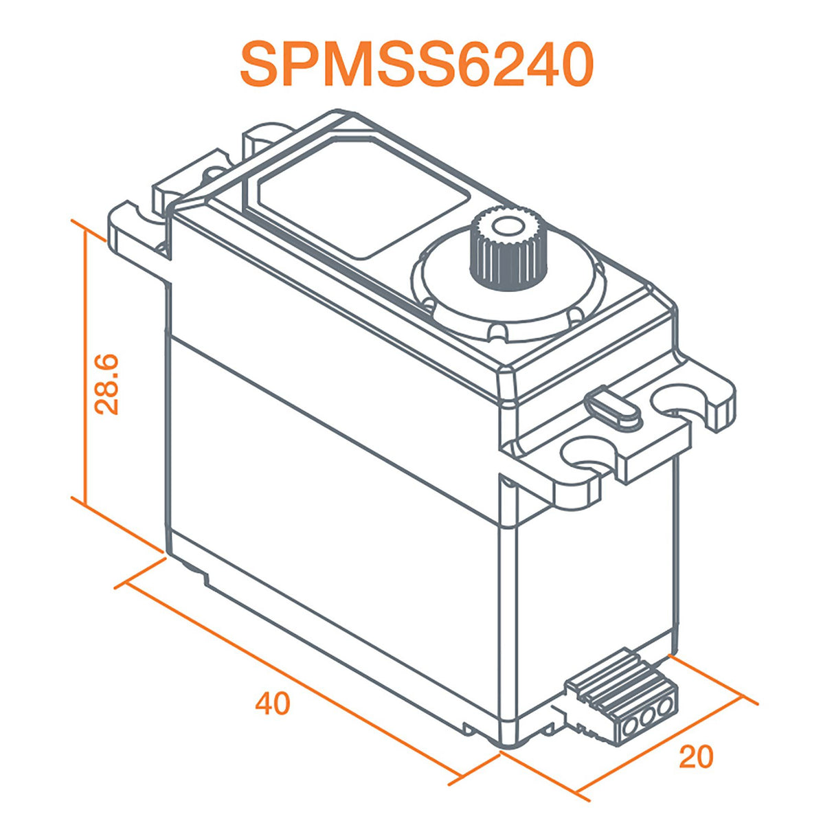 S6240 High Torq High Speed Digital WP Metal Servo